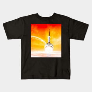 CN Tower-Toronto-Available As Art Prints-Mugs,Cases,Duvets,T Shirts,Stickers,etc Kids T-Shirt